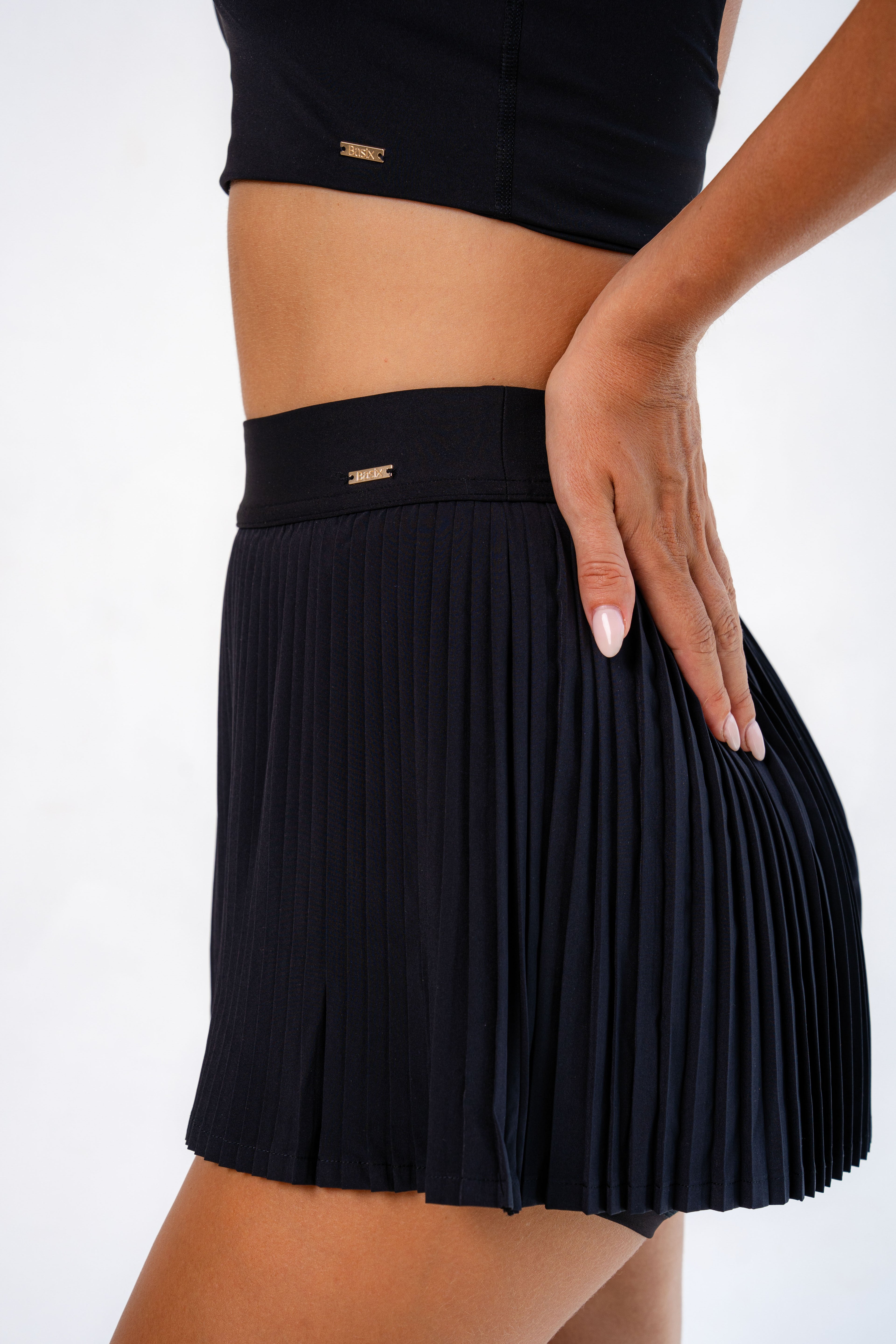 Pleated padel skirt